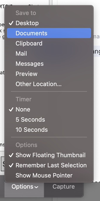 Mac change screenshot save to location